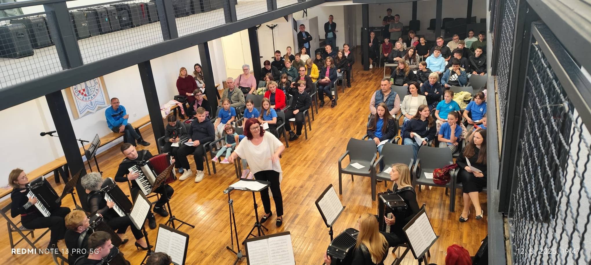 Koncert Brodskog harmonikaškog orkestra i Orkestra Škole harmonike u Županji